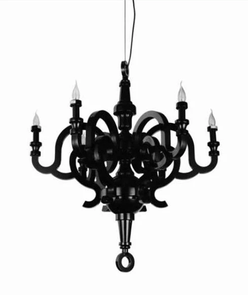 Lampa wisząca PAPYRUS CHANDELIER 70 - czarna