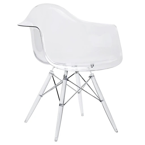 Fotel DSP ICE transparentny - poliweglan