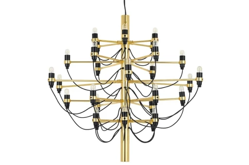 Lampa wisząca GINO GOLD 85 złota  - stal węglowa
