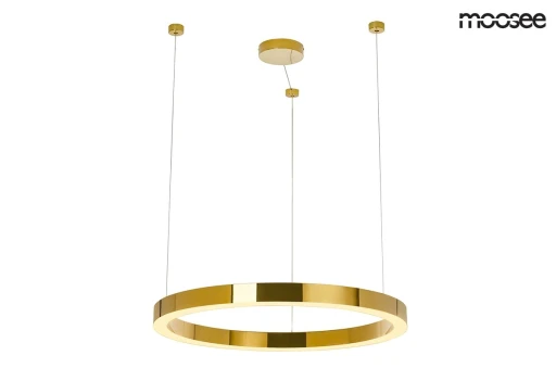 MOOSEE lampa wisząca RING LUXURY 70  złota - LED, chromowane złoto