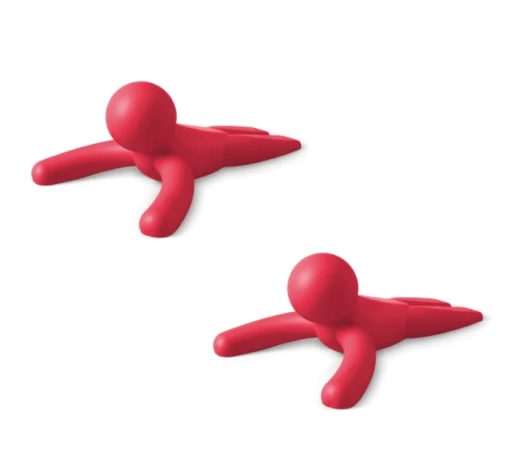 UMBRA stoper pod drzwi BUDDY 2szt. - czerwony