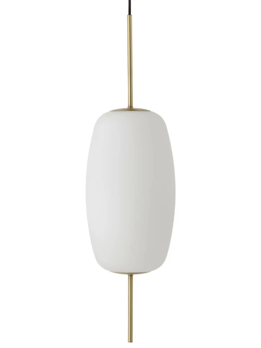 FRANDSEN lampa wisząca SILK M - mosiądz, szkło