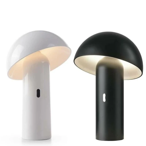 NEW GARDEN lampa biurkowa ENOKI BLANCO INDOOR & OUTDOOR biała - LED, wbudowana bateria