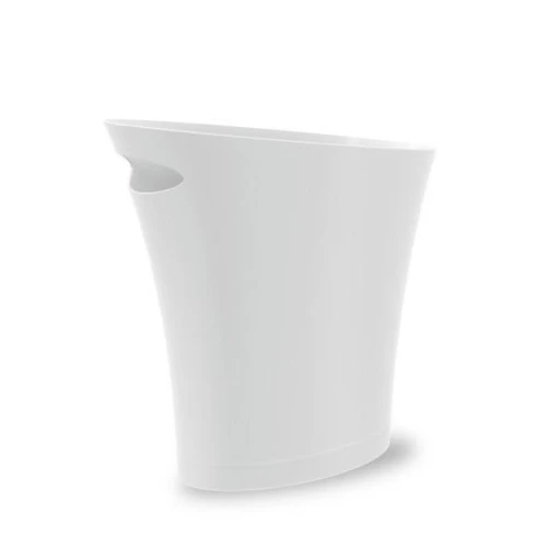 UMBRA kosz na śmieci SKINNY - metallic white