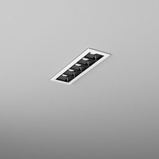 RAFTER points 15 LED trim M930 50° wpuszczany biały struktura