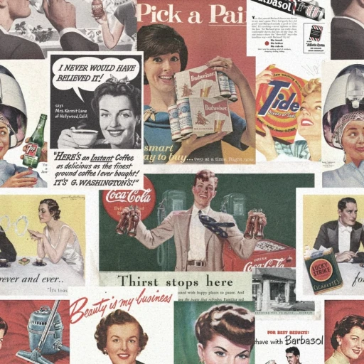MINDTHEGAP Eclectic Retro Ads WP20069