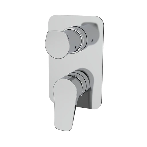 Bateria podtynkowa z przełącznikiem (element natynkowy) Chrom NAVA 66048600